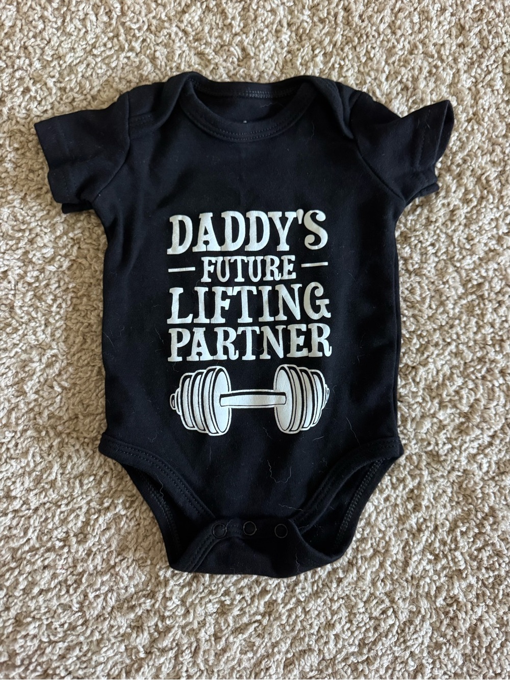 Baby Onesie "Daddy's Future Lifting Partner"
